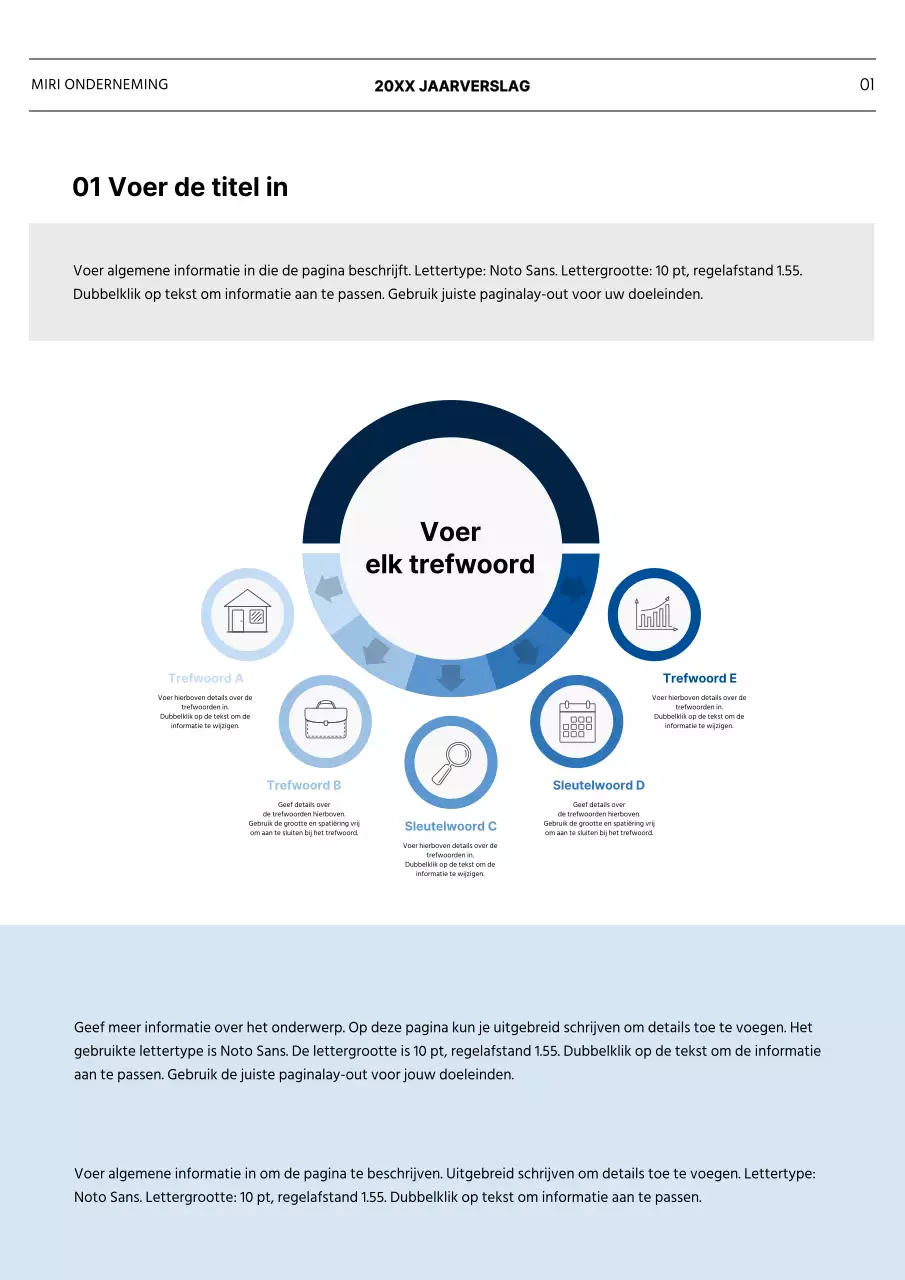 Fotografische onderzoeksrapporten met blauwe tinten