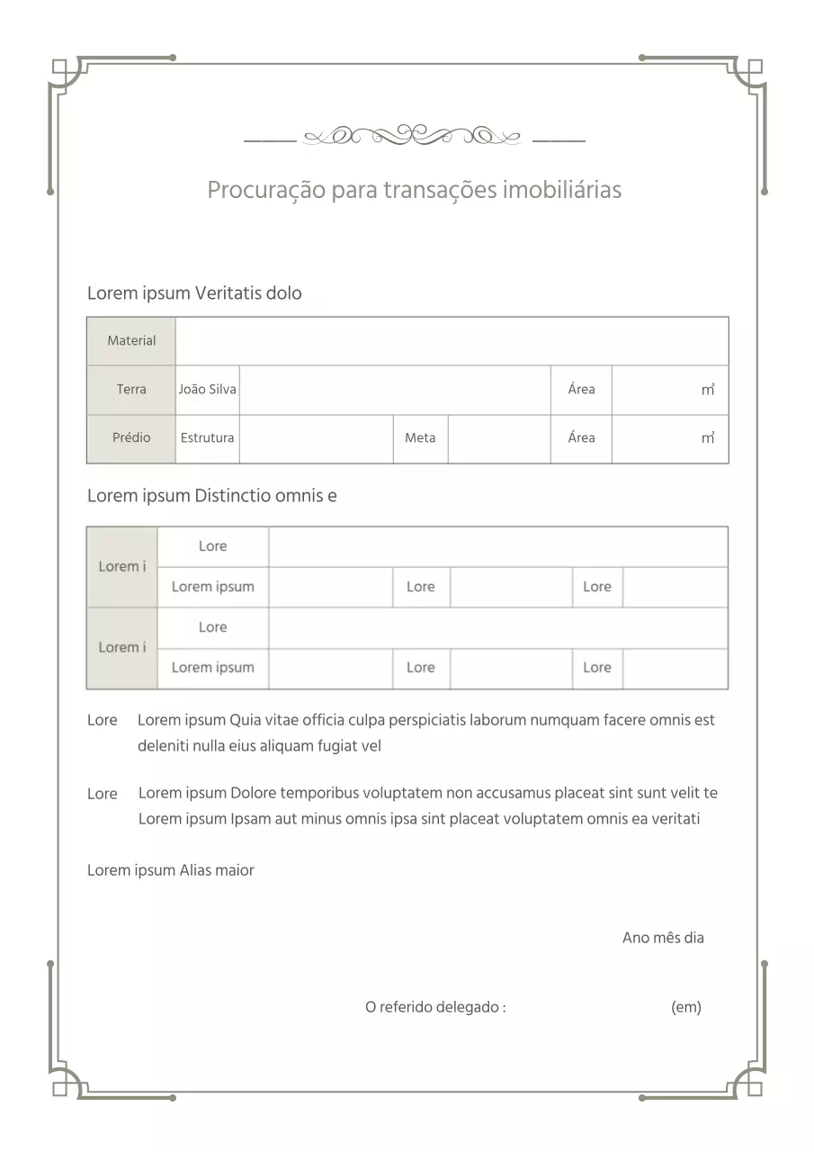 Transacções imobiliárias documentadas Procuração Agente Delegado Imobiliário