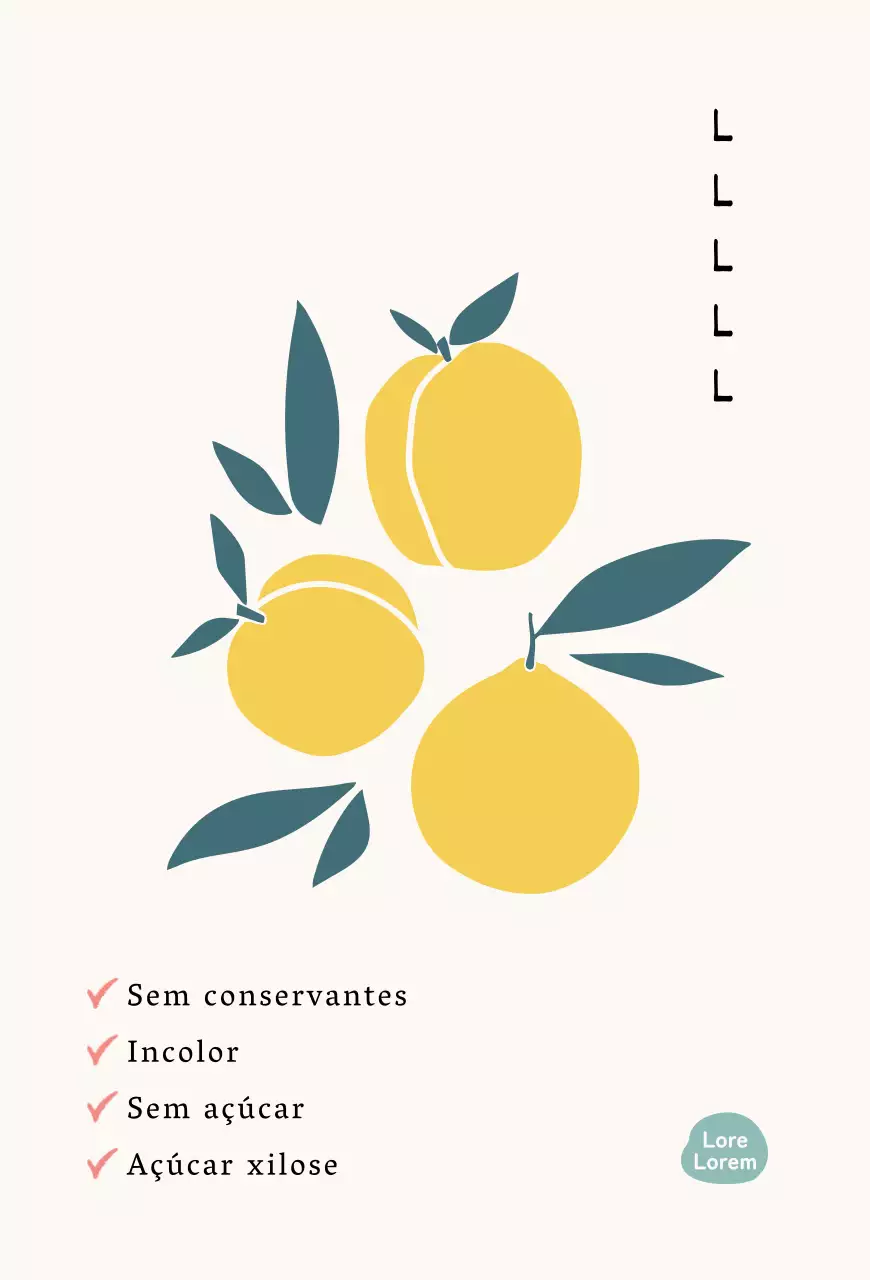 Postal ilustrado de citronela