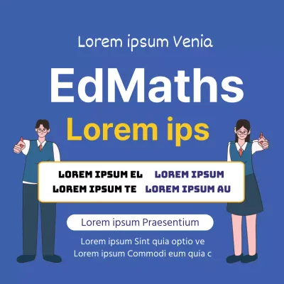 Werving van studenten voor blue super high quality maths academy