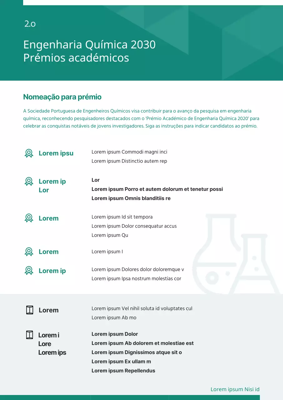 Um guia simples e ecológico para os prémios científicos