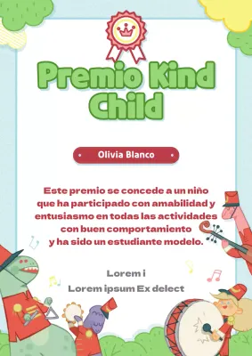 Bonito tema de listado infantil en azul claro y rosa pastel