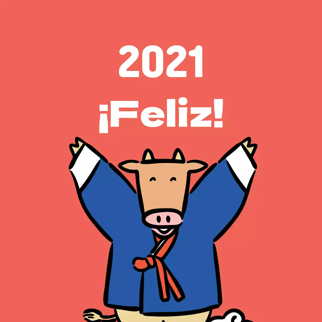 Bonitas etiquetas de felicitación de Año Nuevo con ilustraciones en rosa