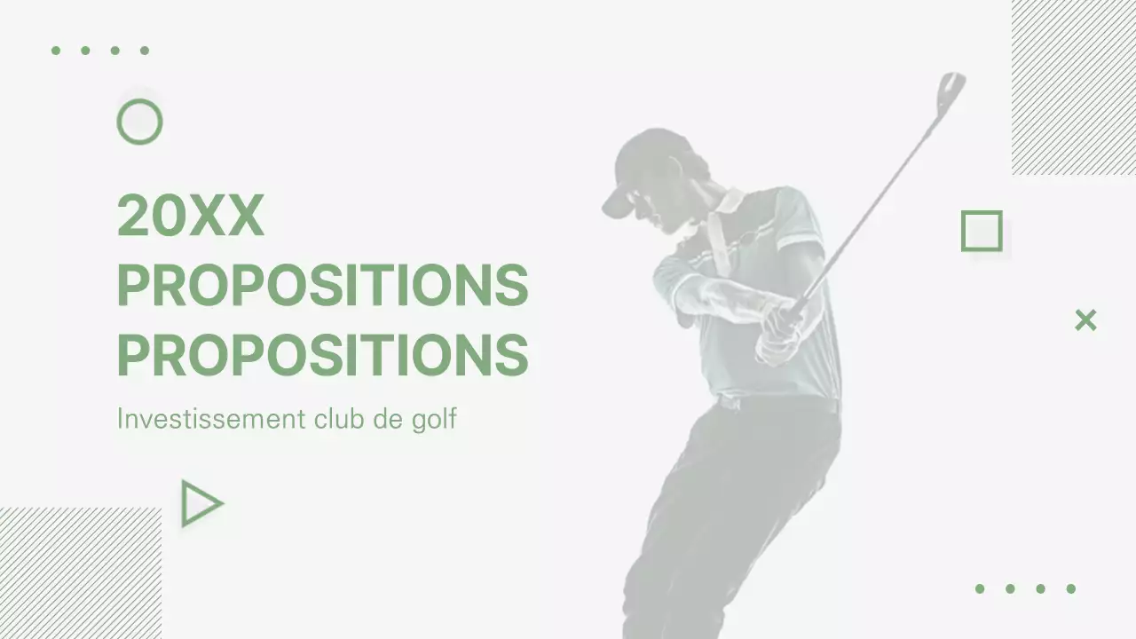 Proposition d'investissement Bizgolf de Greentone Proposition d'investissement Bizgolf de Greentone Proposition d'investissement Bizgolf de Greentone Proposition d'investissement Bizgolf de Greentone
