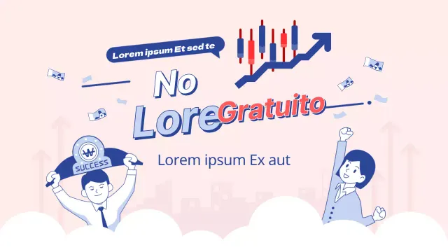 Investimento rosa e blu Tema gratuito per YouTube