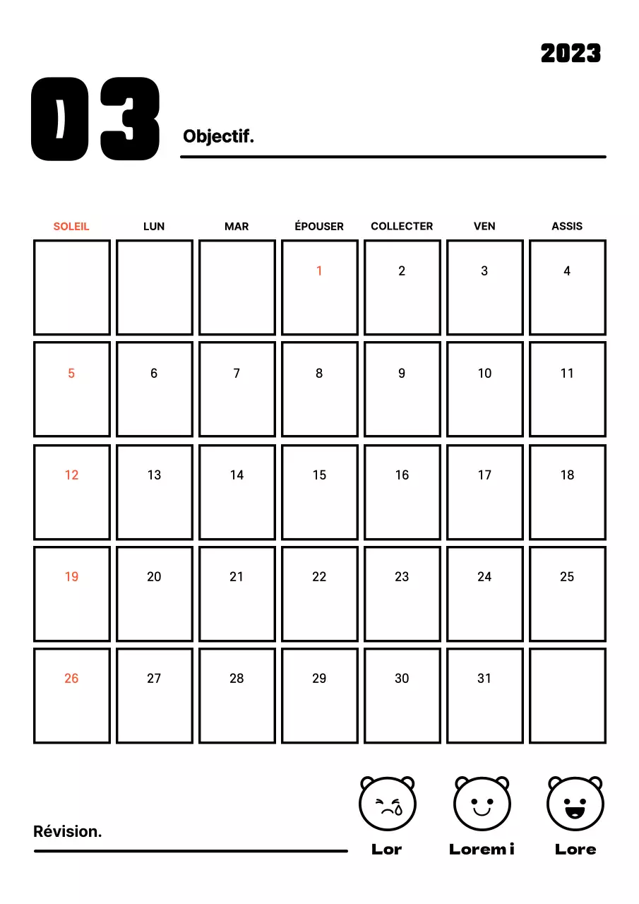 Suivi des objectifs de la nouvelle année avec des lignes épurées