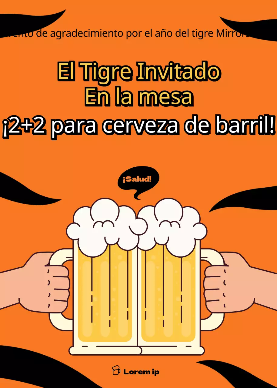 Tigre salvaje Año 2022