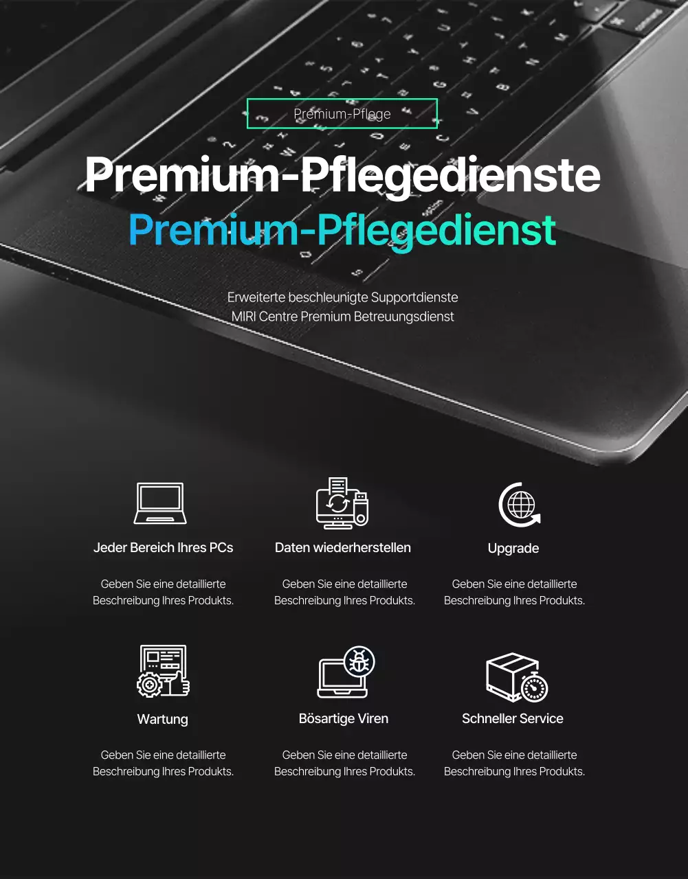 Details zum Laptop-Reparaturzentrum von Mint Colour