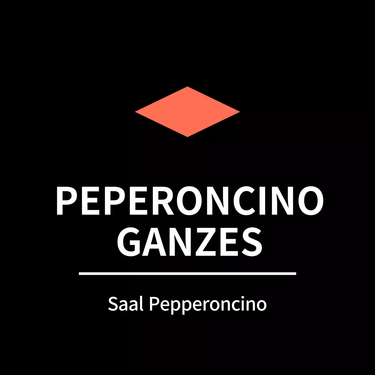 Schwarzer einfacher Peperoncino-Lochaufkleber für Beilagenetiketten