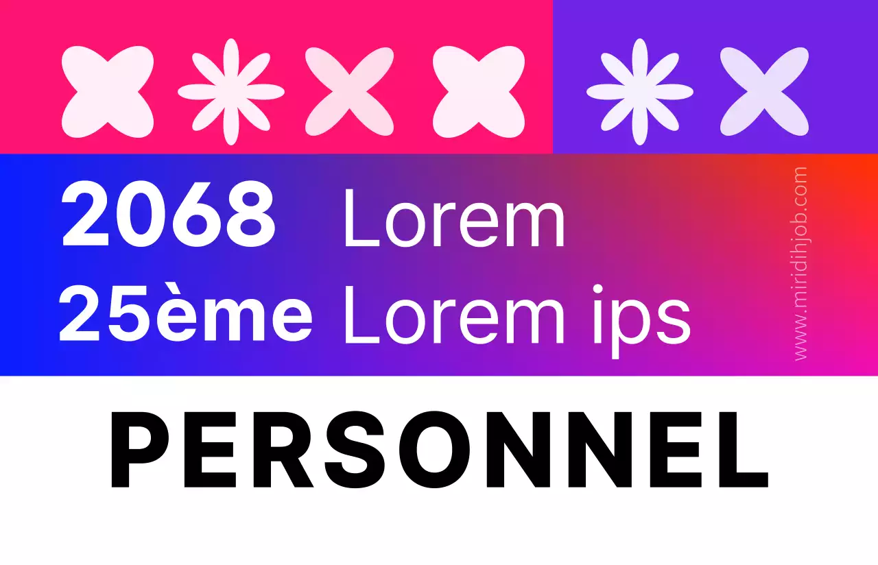 Cartes du personnel de la foire de la fantaisie