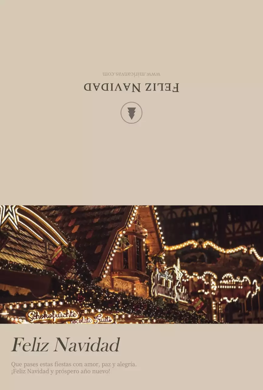 Concepto de foto emocional Navidad en marrón