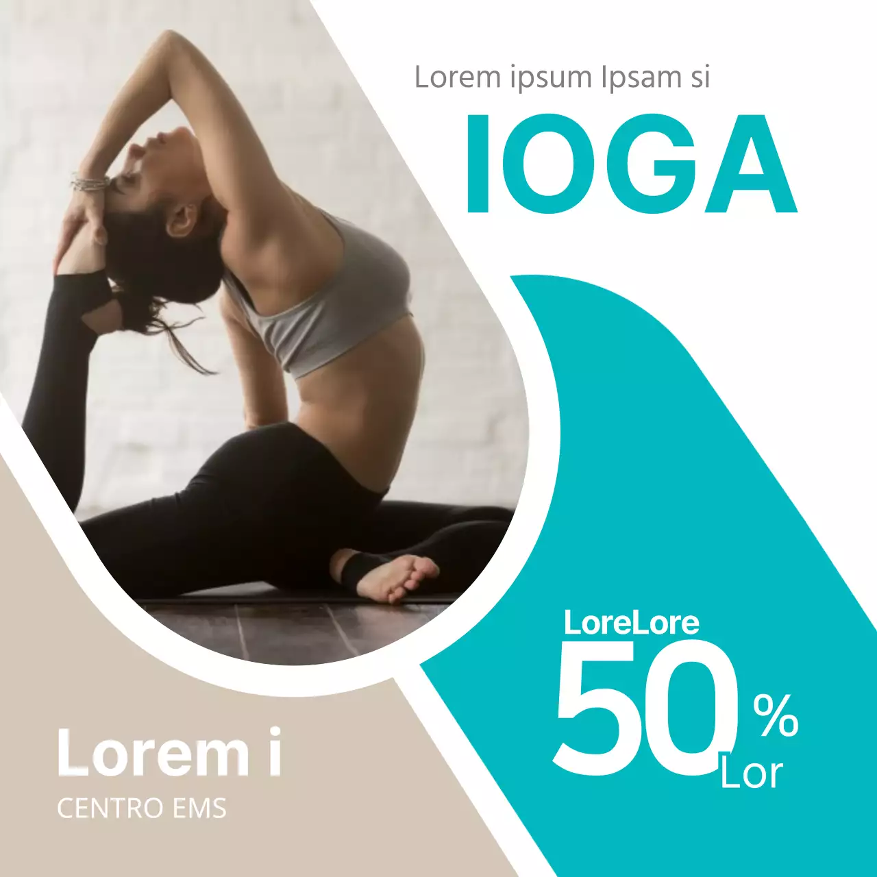 Saúde Dieta Yoga Pilates Treino Promover Desconto Evento