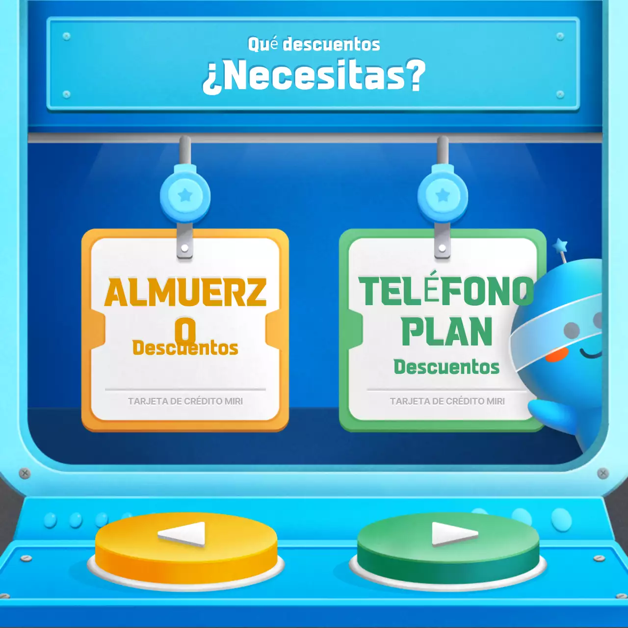 Simpático concepto de laboratorio azul prueba de tarjeta de crédito