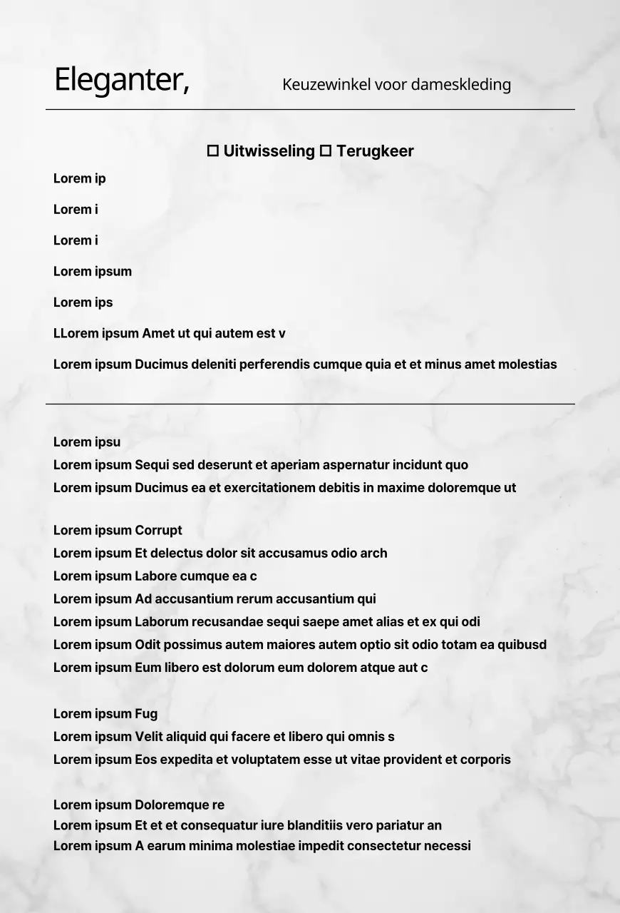 Marmeren winkelcentrum ruilpostkaart