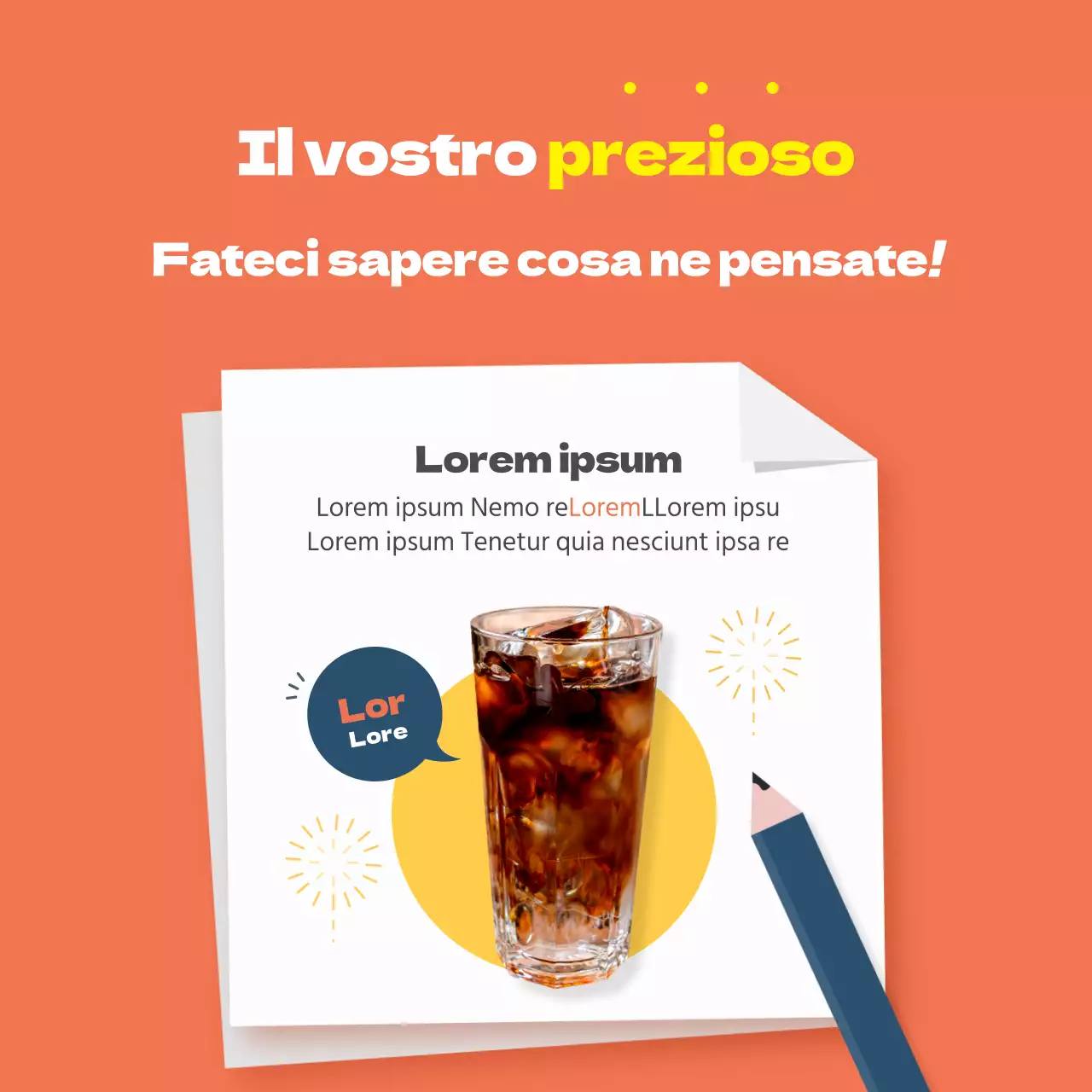 Progettazione di un evento di sondaggio in rosso multicolore