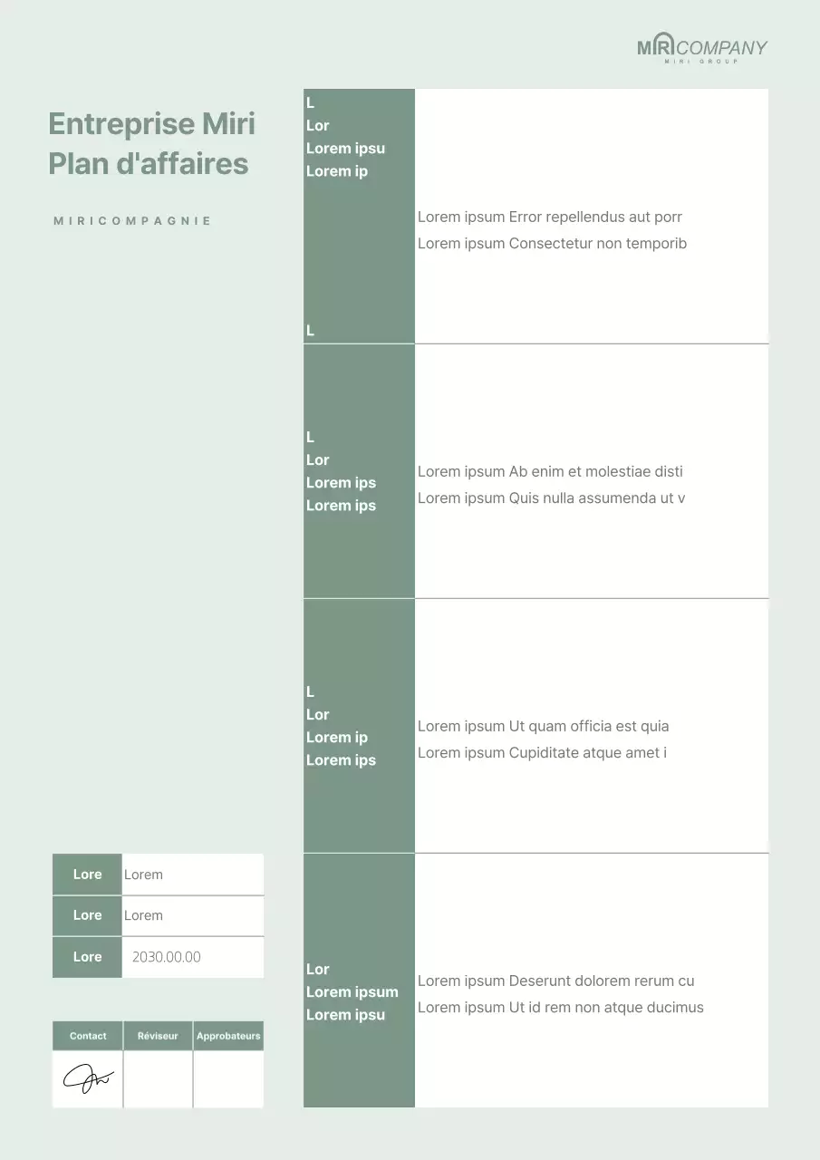 Un cahier des charges vert et apaisant