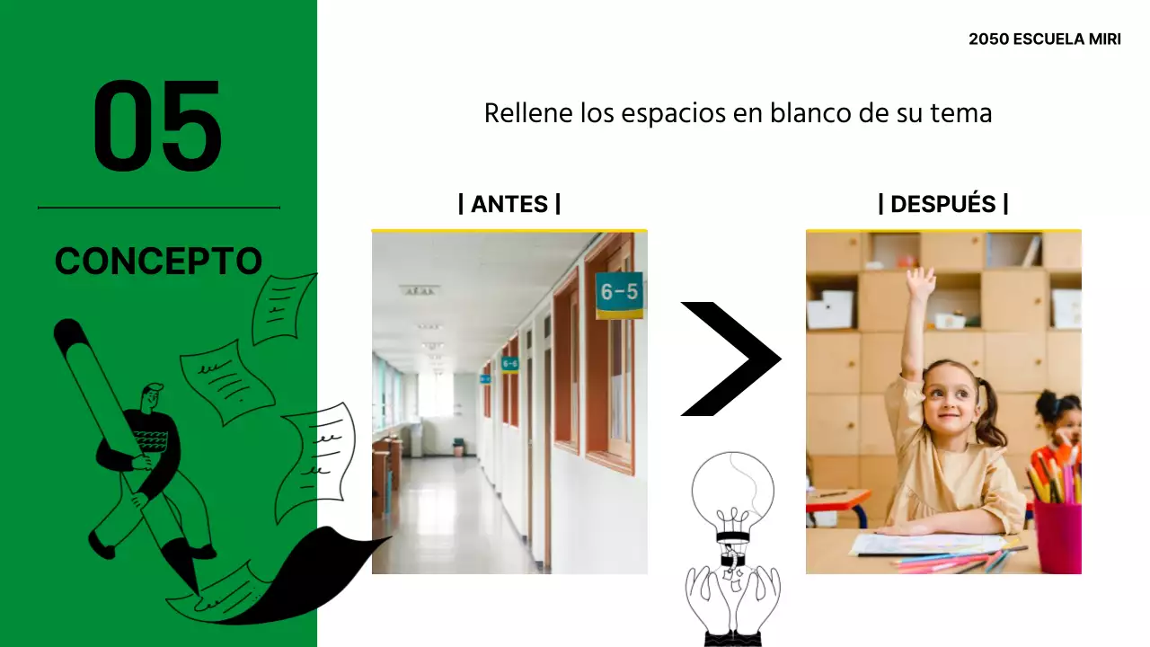 Un sencillo folleto de introducción a la escuela verde