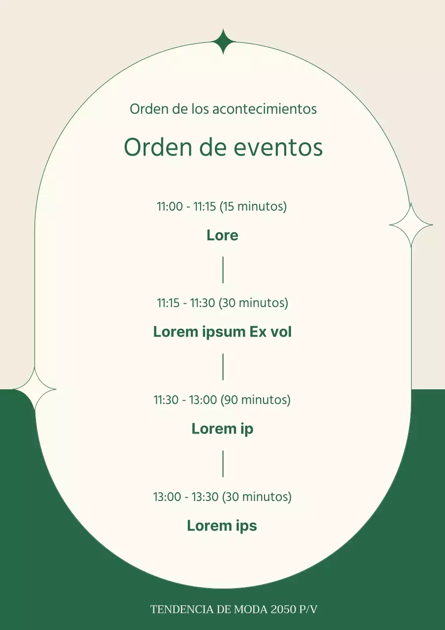 Un tono de moda limpio en verde y beige