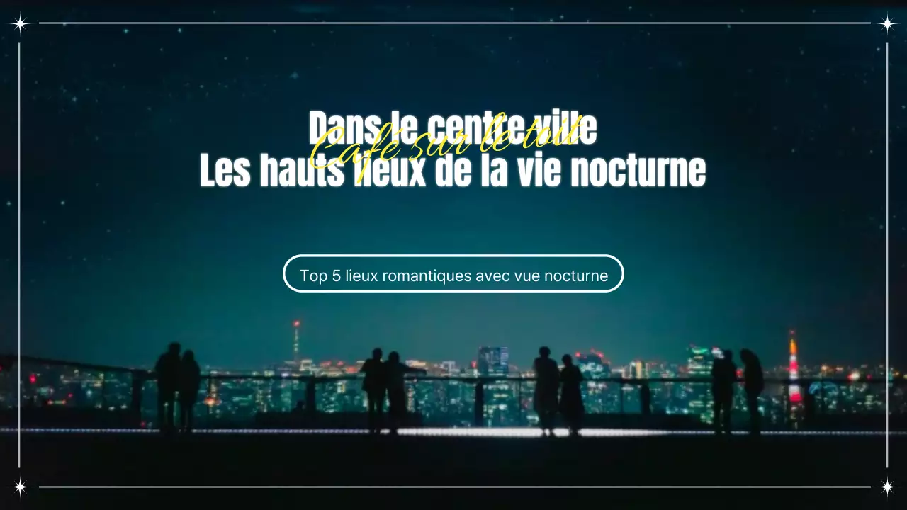 Recommandations de lieux de rendez-vous nocturnes avec des images émotionnelles du ciel nocturne