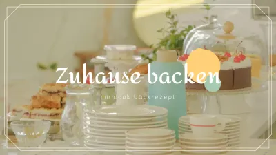 Pastell Sentimental Backen Kanal Hausbacken YouTube Thumbnail