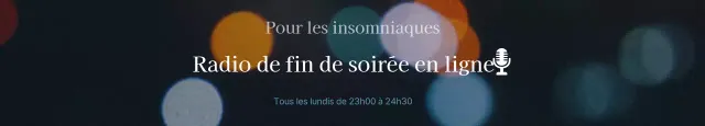 Émotions sombres, bleu marine, radio en ligne tard dans la nuit