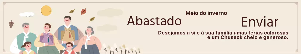 Venda de conjuntos de oferta Chuseok