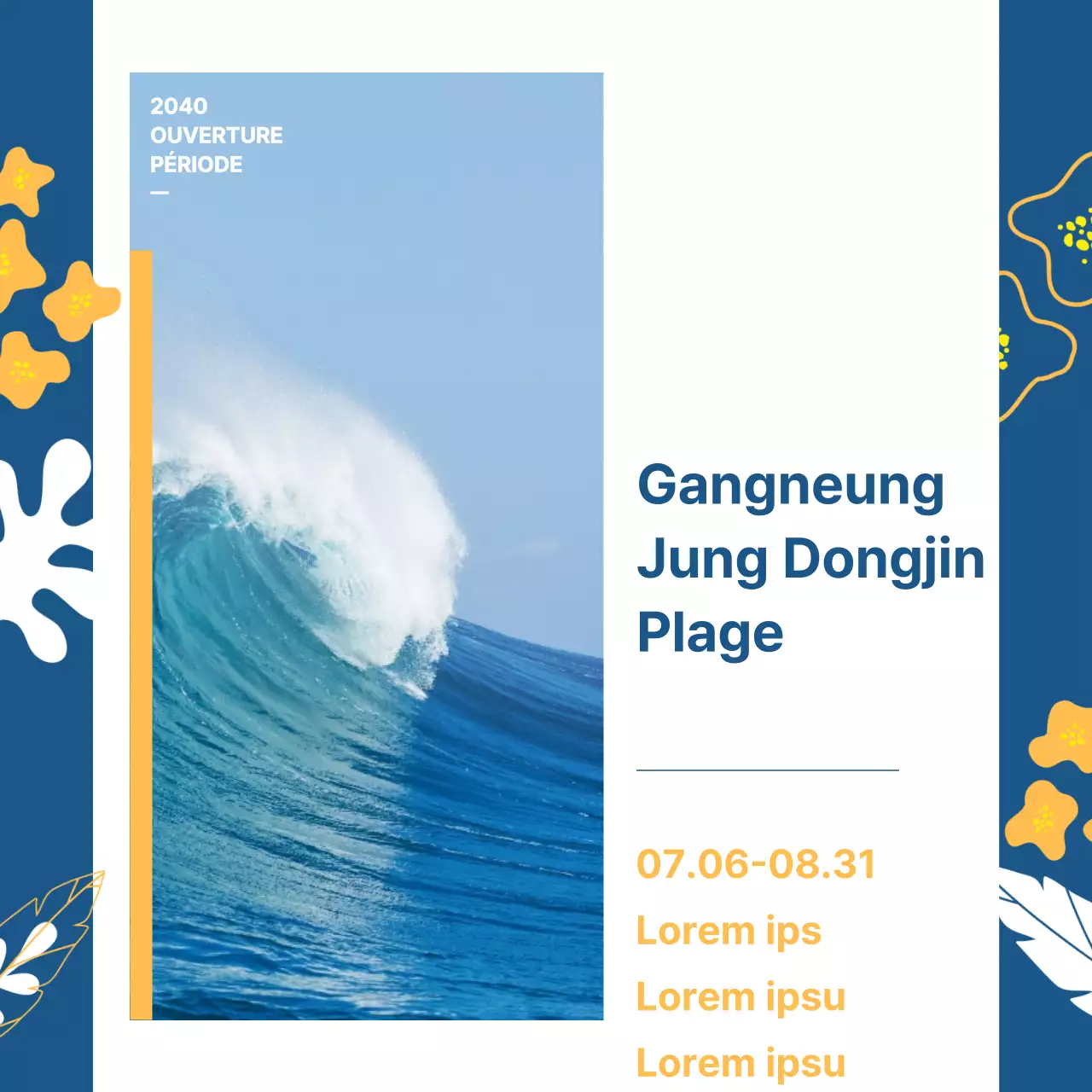 Heures d'ouverture de la plage