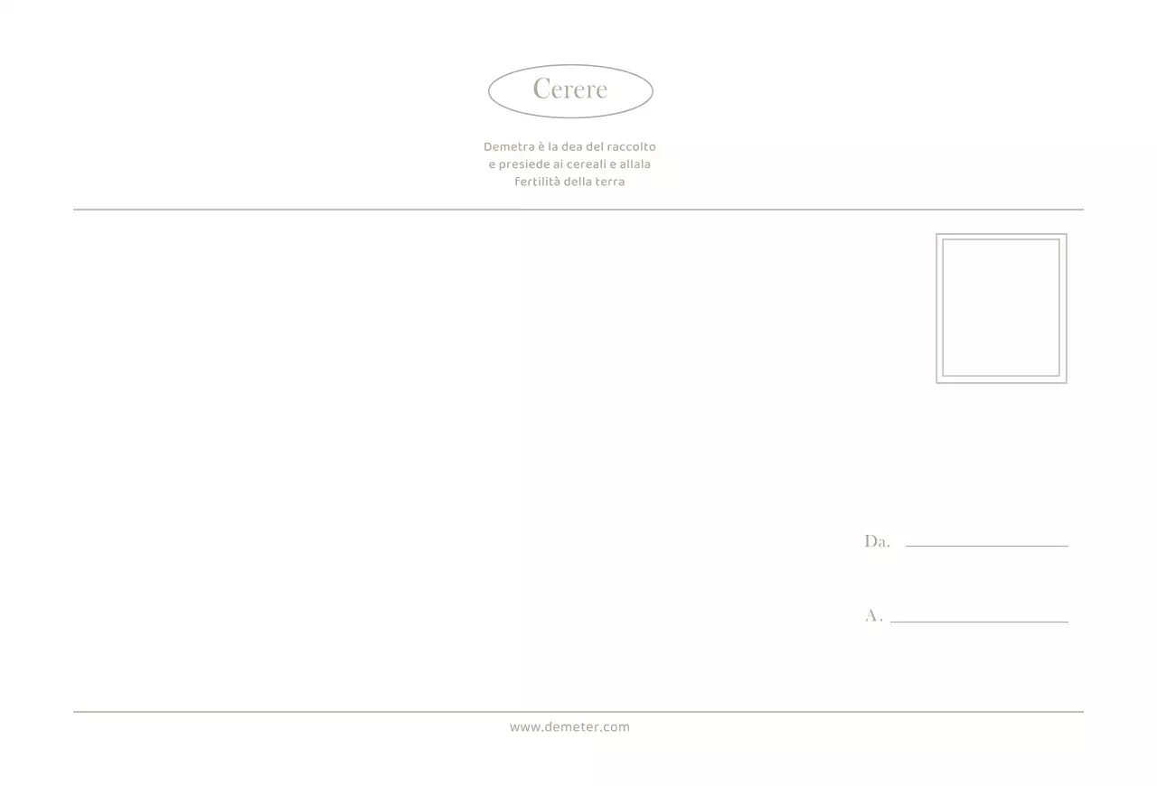 Cartolina con sfondo fotografico sempliceCartolina