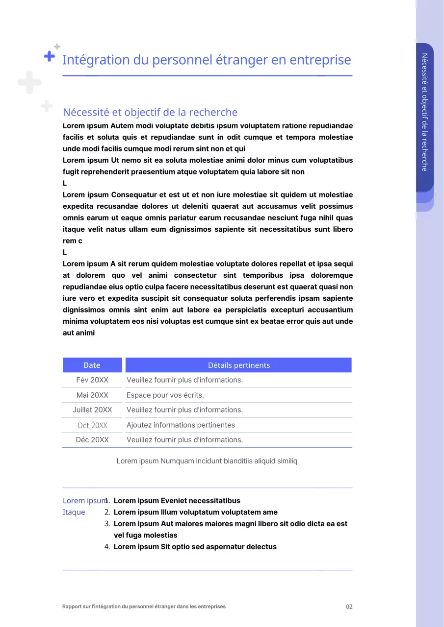 Rapport sur l'état de l'adoption de main-d'œuvre étrangère par les entreprises du secteur du bleu froid