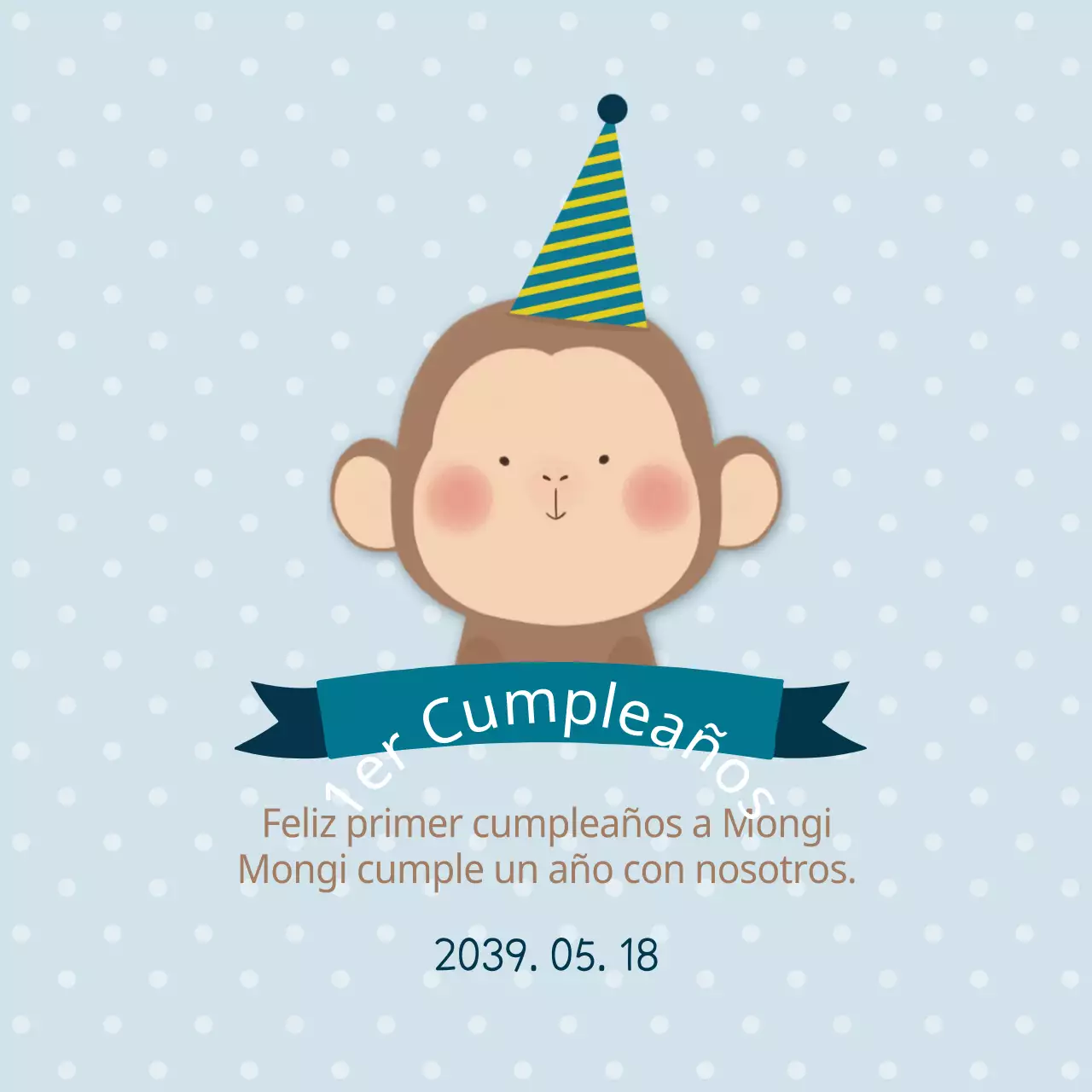 Mong cumple un año
