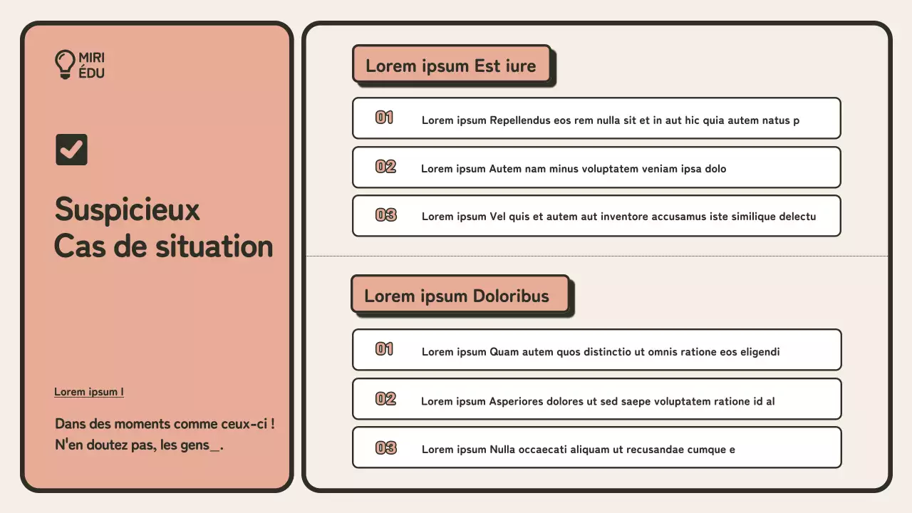  Guide minimaliste de formation à la prévention de la fraude (beige et orange)