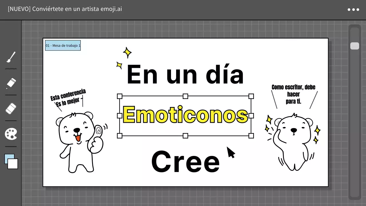 Crea emojis con simpáticas ilustraciones de diseño para las miniaturas de YouTube