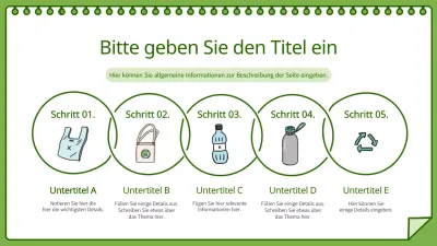 Grünes Skizzenbuch Zeichnung Gefühl Umweltschutz-Fahrplan