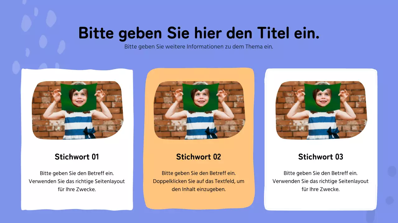 Präsentationen mit pastellfarbener, flauschiger Anmutung