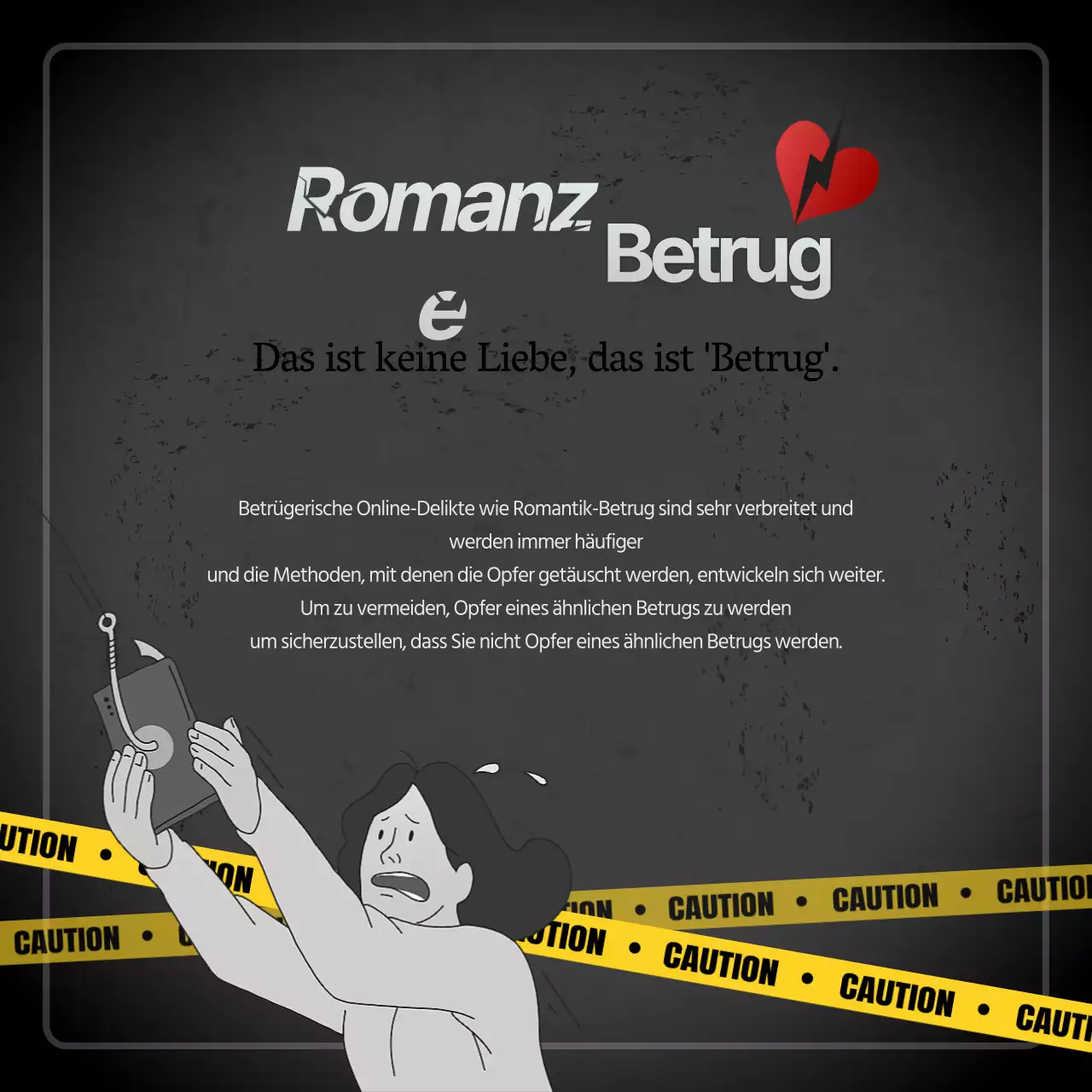 Wie man mit dem neuen Verbrechen der Betrügereien mit düsteren Liebesromanen umgeht