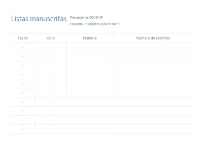 Negro y azul marino concepto simple corona lista manuscrita