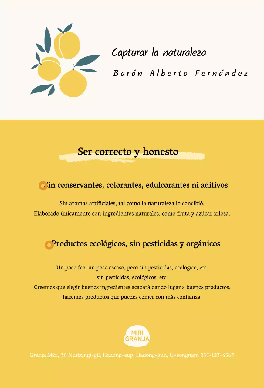 Postal ilustrada de citronela