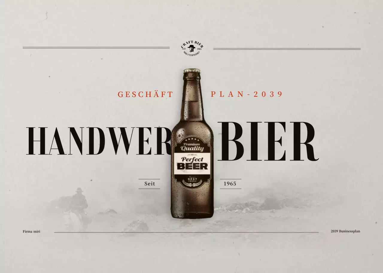 Retro-Konzept Spirituosen-Federband in Braun und Orange