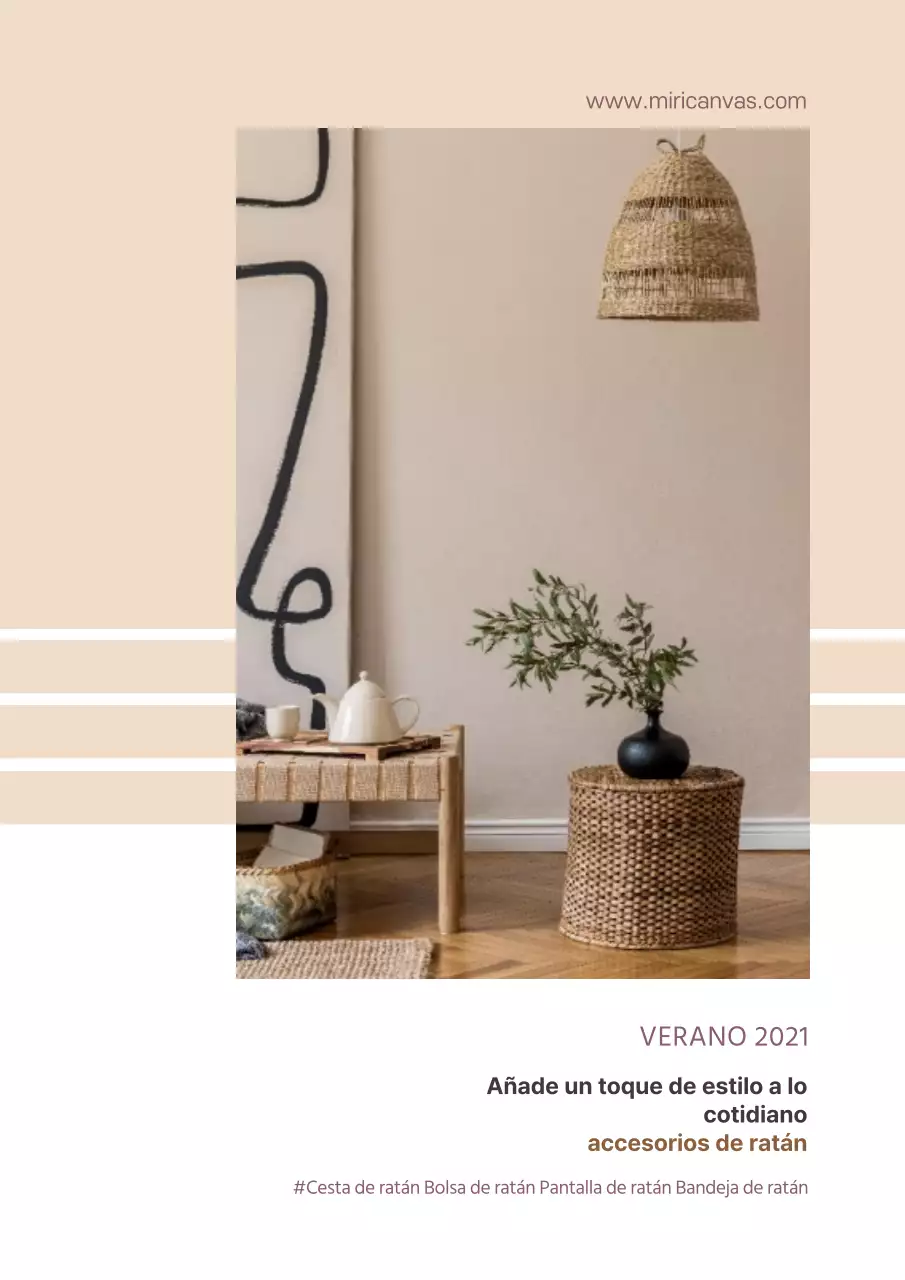 Rattan Summer Trent Promueve una clase de atrezzo sentimental