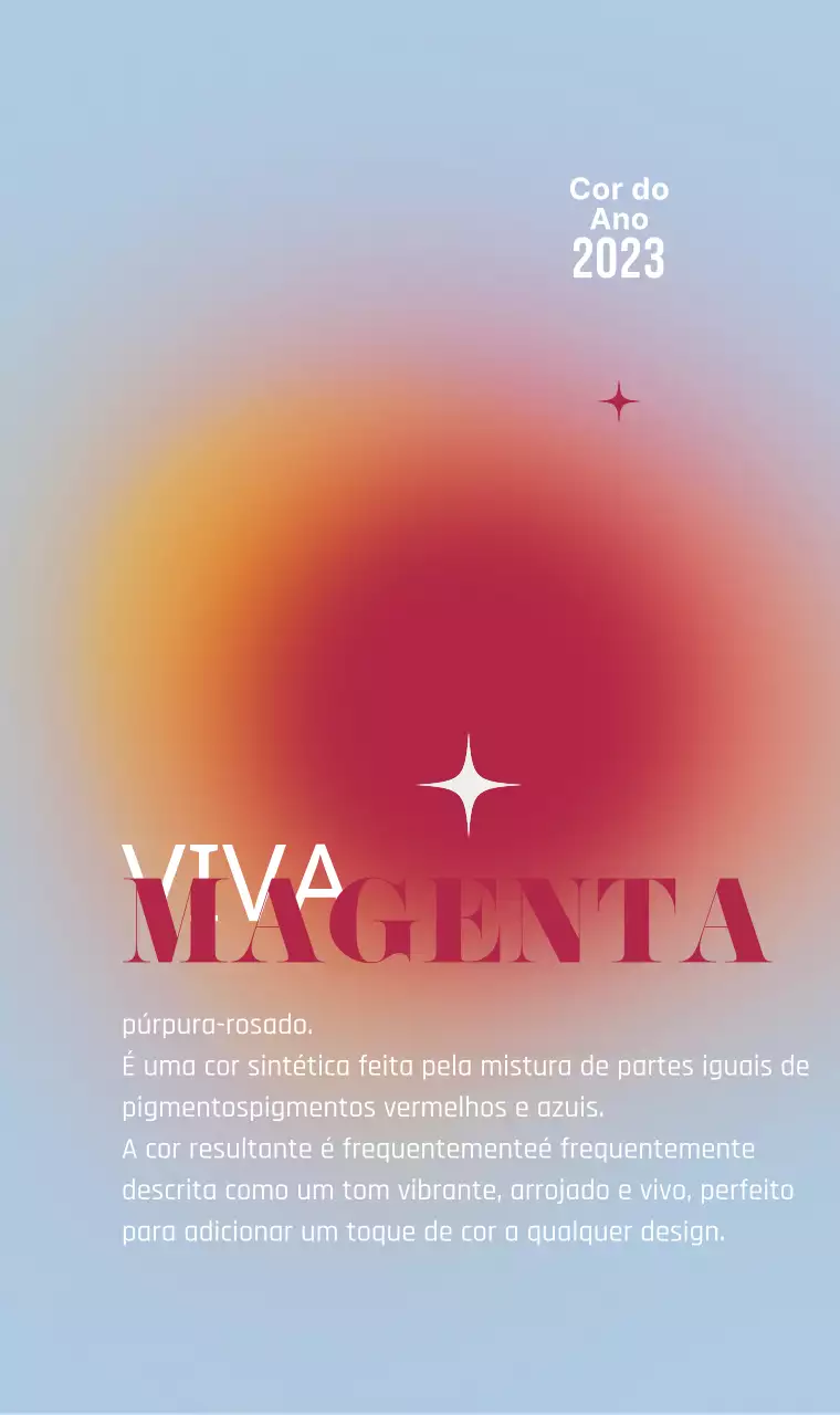 Gradientes e texto elegantes com cores vermelhas e azuis claras