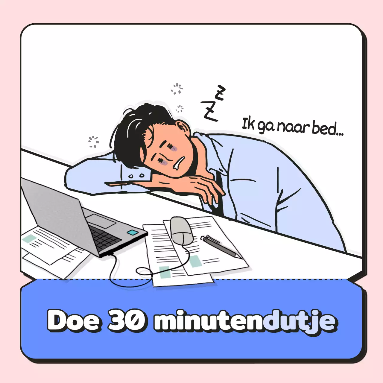 Roze en munt couponconcept voor kantoormedewerker