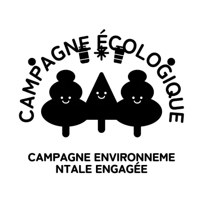 Promouvoir les campagnes écologiques grâce à un joli personnage en bois et à une combinaison de textes.
