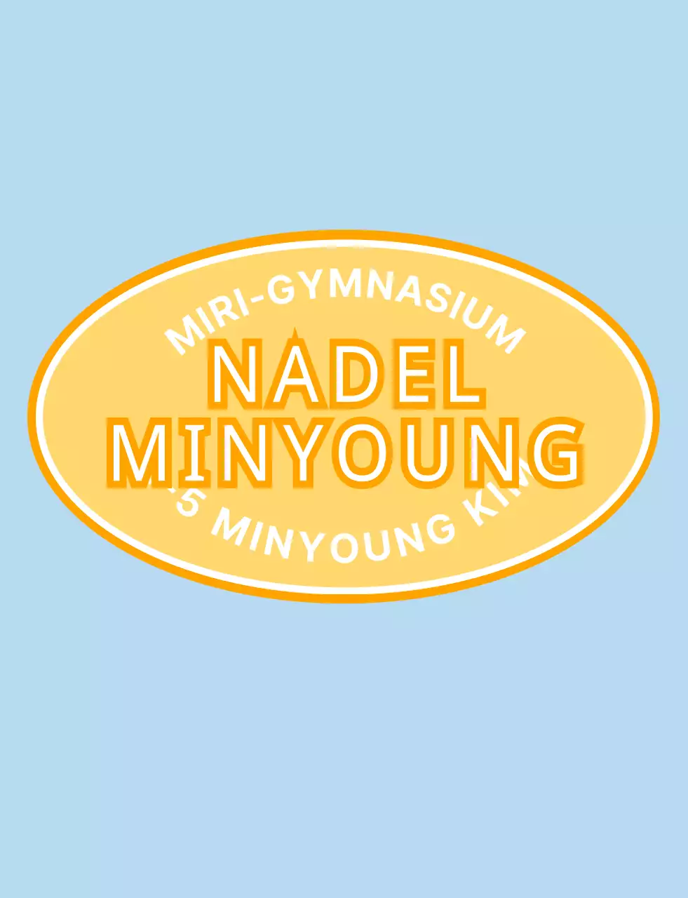 Himmelblaues pastellfarbenes Schulteam-T-Shirt