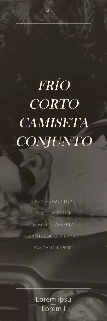 Un concepto sencillo de venta en marrón y amarillo claro