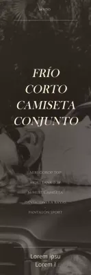 Un concepto sencillo de venta en marrón y amarillo claro