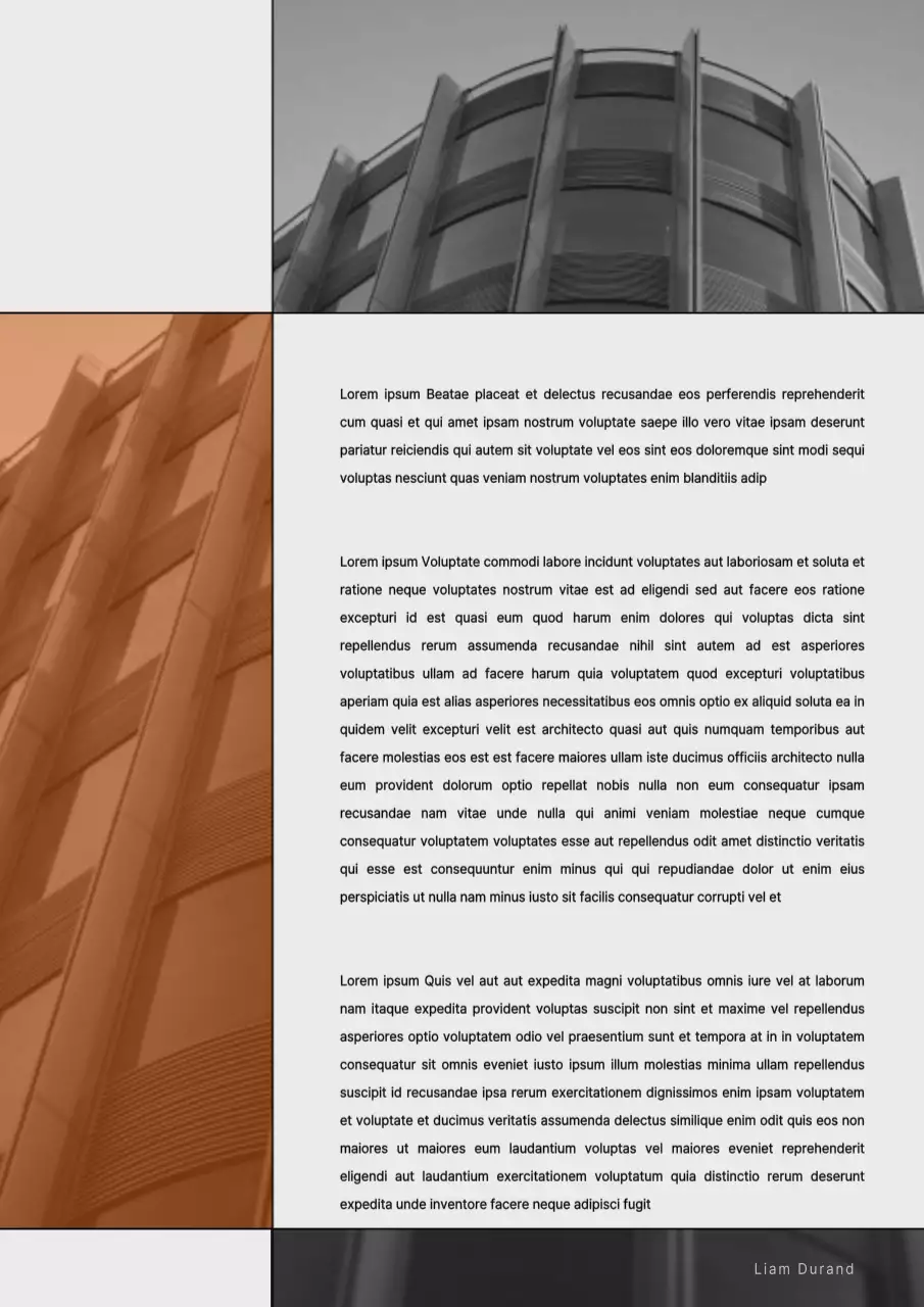 Proposition de marketing d'entreprise avec un concept simple en blanc et noir