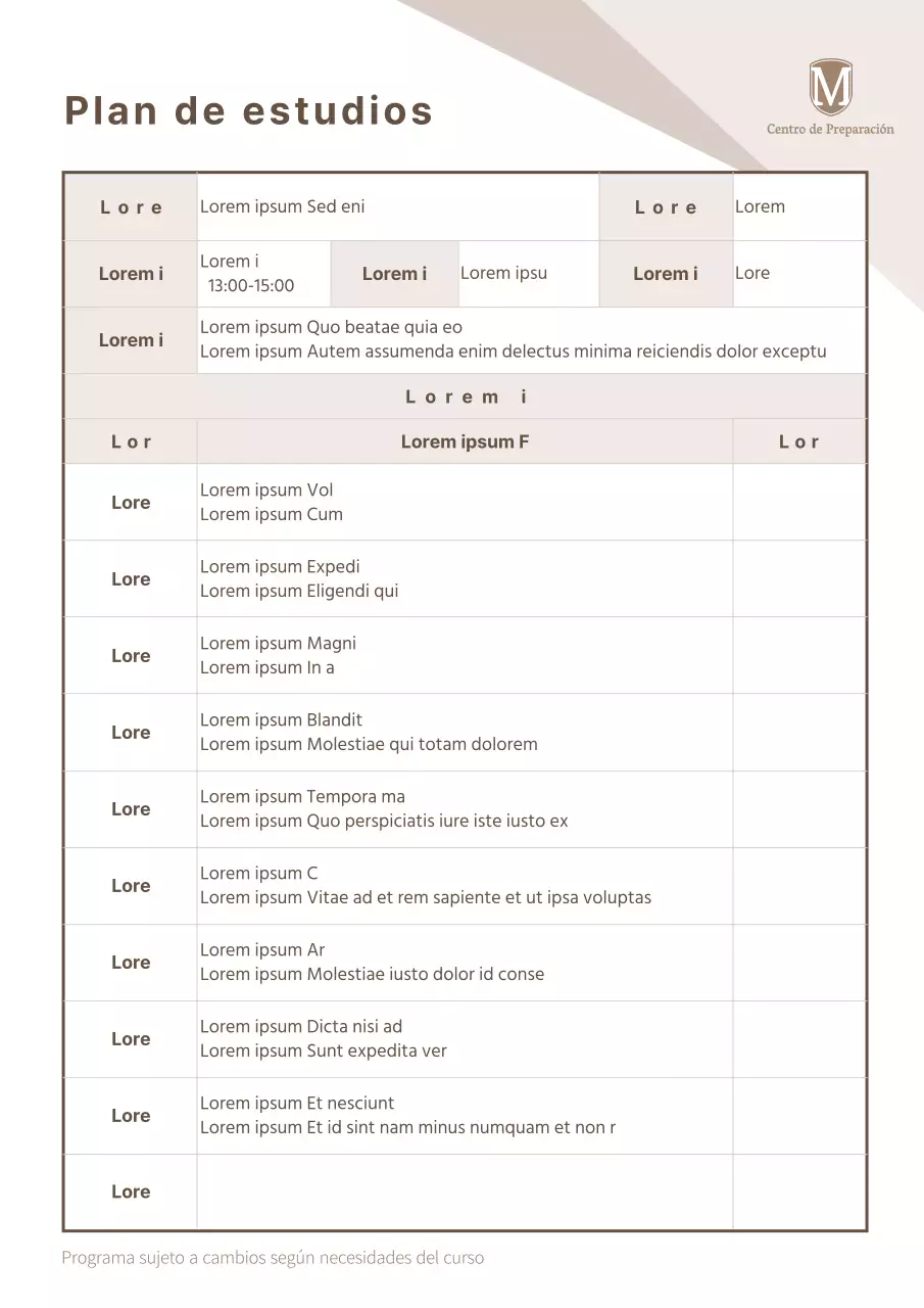 Programa de codificación simple de Brown
