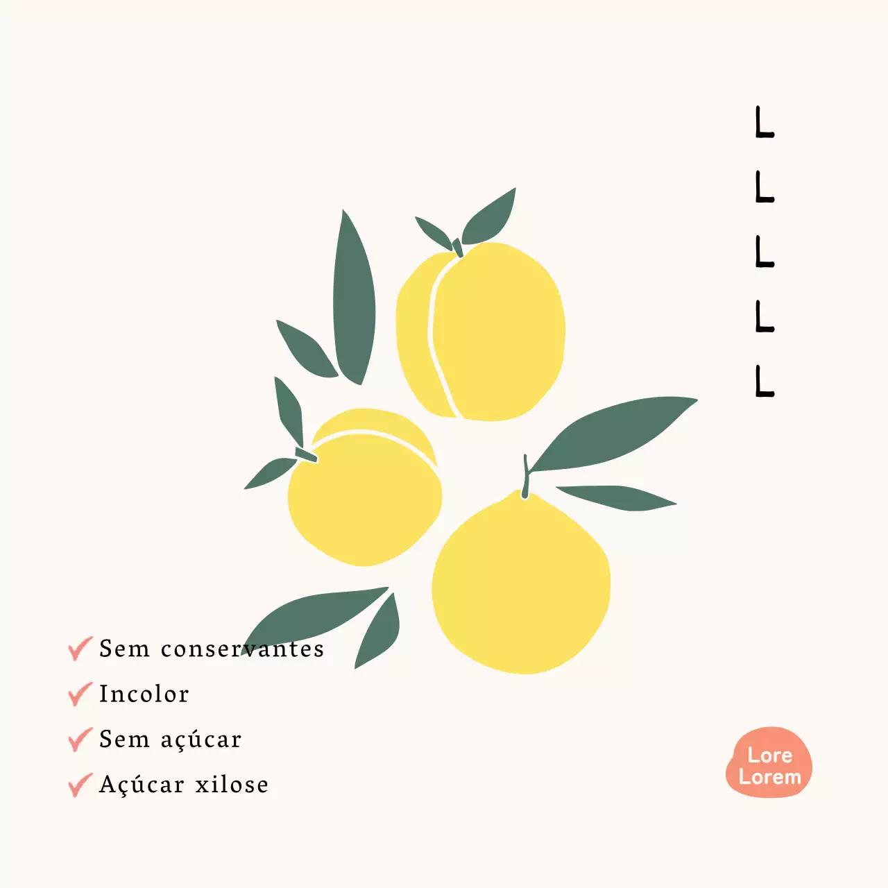 Postal ilustrado de citronela
