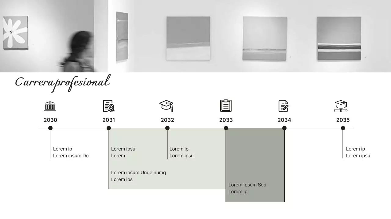 Cartera de profesor de psicología artística verde y sencilla