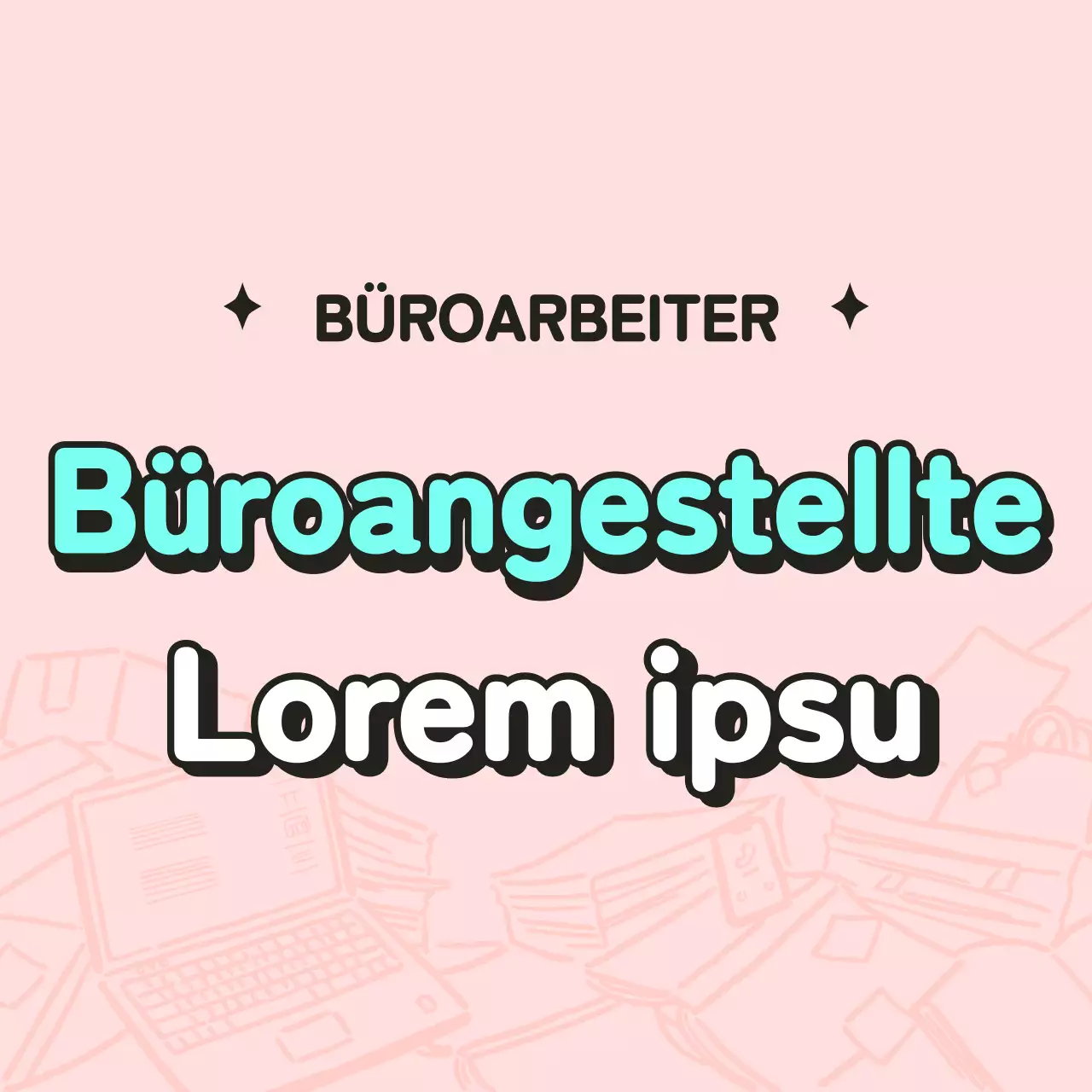 Rosa und Minze Büroangestellte Coupon-Konzept